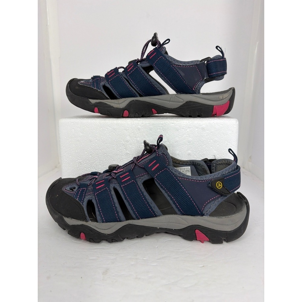 Atika Outdoor Womens Hiking Sandals Navy Blue Pink Sport Trail Shoes Size 10